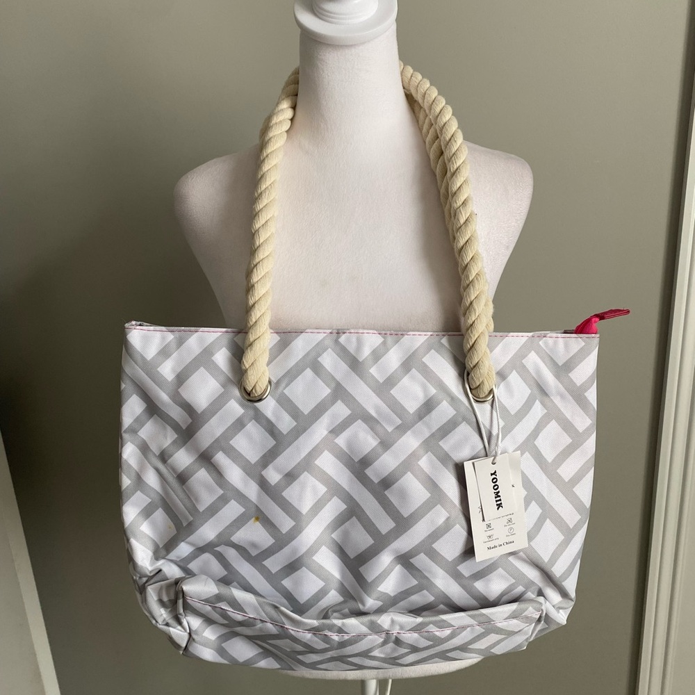 YOOMIK Beach Wine Tote Bag with 3x Wine Bladder Bag - Picture 3 of 10